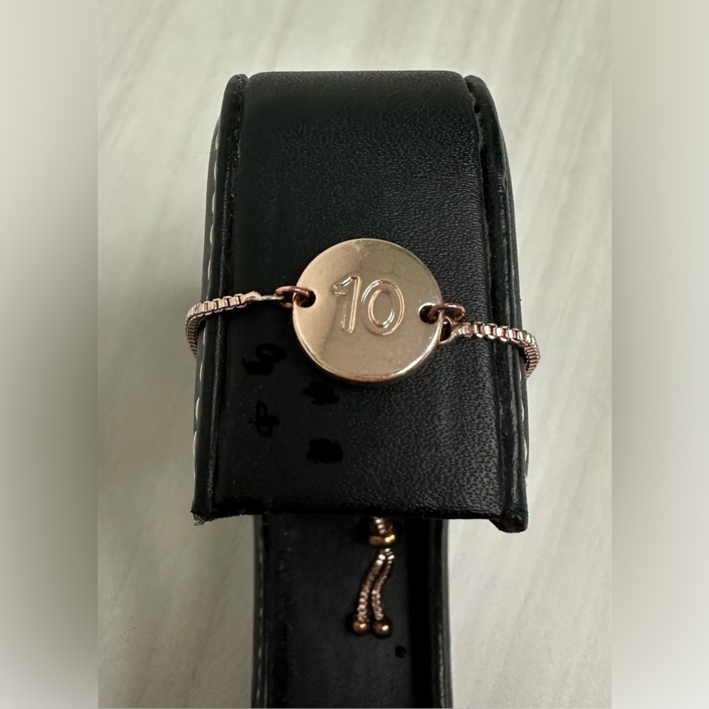 Chic Rose Gold Tone Bracelet Bundle - 7 in total (one being a Chamilia) - Picture 12 of 16